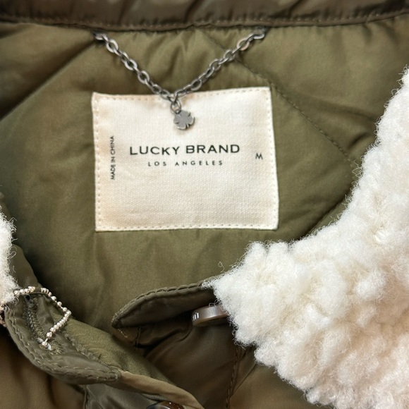 Lucky Brand Green Puffer Jacket with Quilted Design - Picture 5 of 13